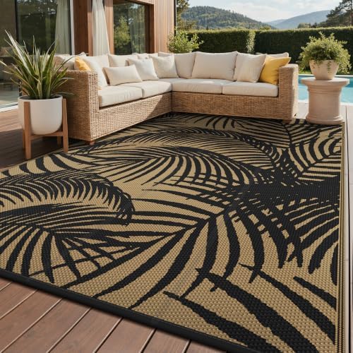 GENIMO Outdoor Rug, Waterproof Plastic Rugs by GENIMO