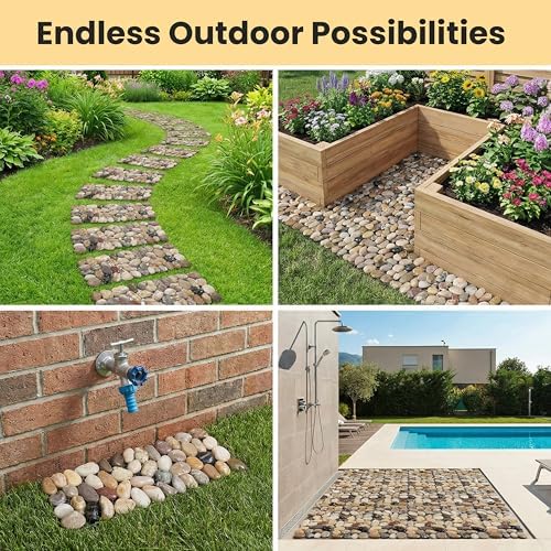 Natural River Pebble Steppingstone Pavers - Image 6