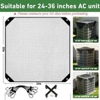 Air Conditioner Covers for Outside, Mesh AC Covers for Outdoor Units, Universal - Image 2