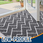 OLANLY Front Door Mat 48x32, Low-Profile Easy Clean Doormat - Image 3