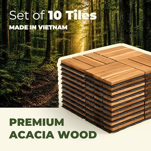 Jurax Interlocking Wood Deck Tiles - Image 3