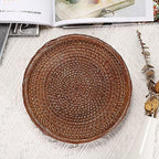 Hipiwe Small Key Basket Bowl for Entryway 7.6" Round Wicker Basket - Image 7