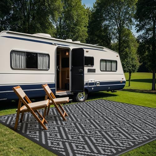 GENIMO Outdoor Rug, Waterproof Plastic Rugs - Image 4