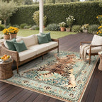 GENIMO Indoor Outdoor Rug, Washable - Image 4