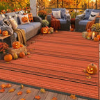GENIMO Fall Decor Outdoor Rug, Plastic Rugs by GENIMO