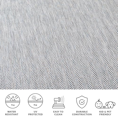 SAFAVIEH Outdoor Square Rug 7'10" - Image 4