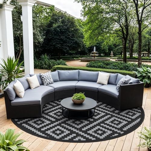 GENIMO Outdoor Rug, Waterproof Plastic Rugs - Image 3