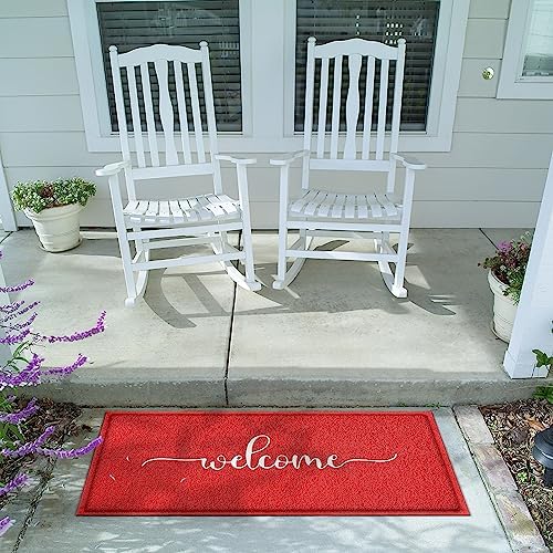 AAZZKANG Red Door Mat Large 48"x18" - Image 2