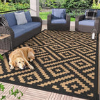 GENIMO Outdoor Rug, Waterproof Plastic Rugs by GENIMO