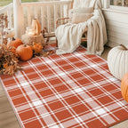 GENIMO Fall Decor Outdoor Rug, Plastic Rugs - Image 4
