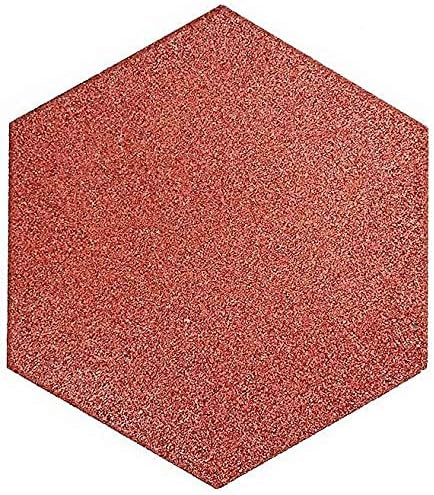 RevTime 20 pcs Hexagon Rubber Pavers 10-1/2", 3/4" Thick - Image 6