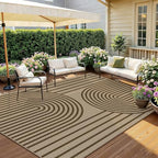 Faux Jute Rug for Living Room, Dining Room, Home Decor by VSIWB