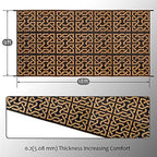 SAND MINE Reversible Mats, Plastic Straw Rug, Modern Area Rug, Large Floor Mat - Image 2