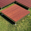 Heavy Duty Adjustable Floating Deck Platform Patio Flooring 84x84cm by Unknown