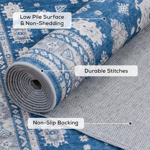 2x12 Runner Rug Washable Non Slip Boho Floor Mat - Image 4