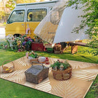 GENIMO Outdoor Rug, Waterproof Plastic Rugs - Image 3