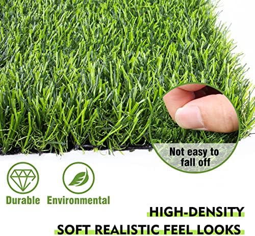 Kesfey 12 x 72 Inch Artificial Faux Grass Table Runner Green - Image 5