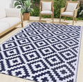 Smiry Outdoor Rug 5x8 ft Waterproof Reversible Boho Mat by Smiry
