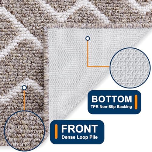 OLANLY Front Door Mat 36x24, Low-Profile Easy Clean Doormat - Image 4