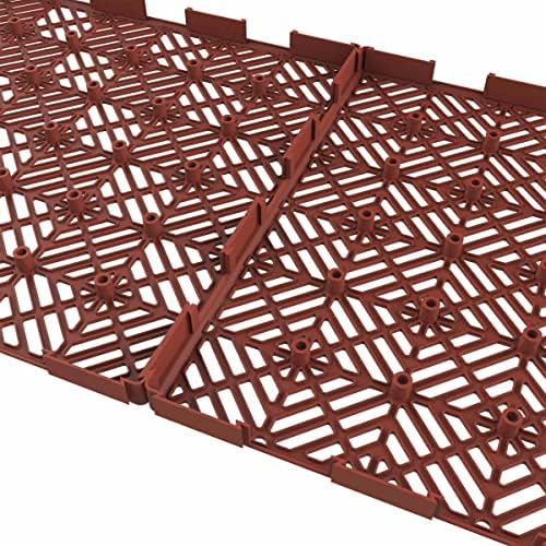 Deck Tiles - 30-Pack Polypropylene Interlocking Patio Tiles ? Outdoor Flooring - Image 5