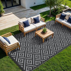 GENIMO Outdoor Rug, Waterproof Plastic Rugs 8'x16' - Image 3
