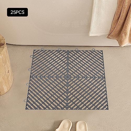 25PCS Interlocking Floor Tiles 12" x 12" Splicing Garage Flooring Tiles - Image 6