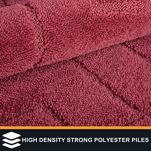 PURRUGS Area Rug, Cherry Red - Image 4