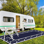 GENIMO Outdoor Rug, Waterproof Plastic Rugs 9'x18' - Image 2