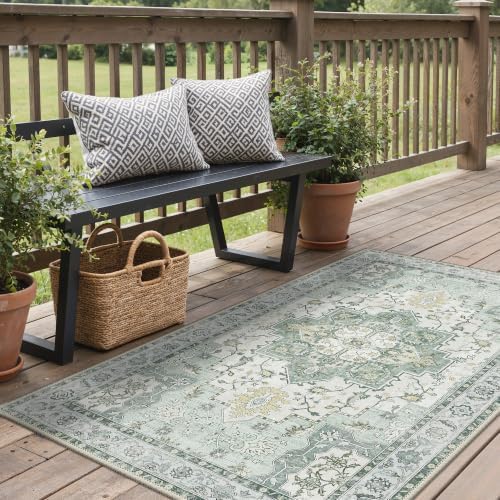 GENIMO Indoor Outdoor Rug, Washable - Image 4