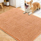 OLANLY Dog Door Mat for Muddy Paws 40x32, Super Absorbent Chenille Mud Mat by OLANLY