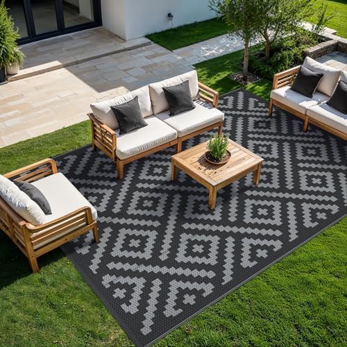 GENIMO Outdoor Rug, Waterproof Plastic Rugs - Image 4