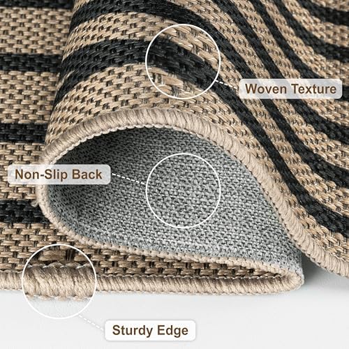 Faux Jute Area Rug, Dining Room, Home Decor - Image 4
