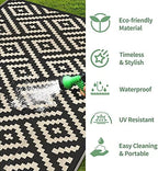 GENIMO Outdoor Rug, Waterproof Plastic Rugs - Image 5