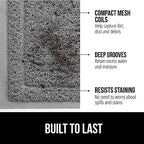 GORILLA GRIP Dirt Grabber Door Mat Durable Mesh - Image 2