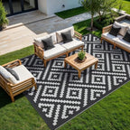 GENIMO Outdoor Rug, Waterproof Plastic Rugs - Image 5