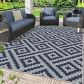 GENIMO Outdoor Rug, Waterproof Plastic Rugs by GENIMO
