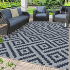 GENIMO Outdoor Rug, Waterproof Plastic Rugs by GENIMO