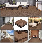 Topeakmart 27PCS Interlocking Deck Tiles 12x12 Patio Flooring - Image 3