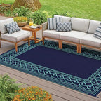 GENIMO Outdoor Rug, Waterproof Plastic Rugs - Image 2
