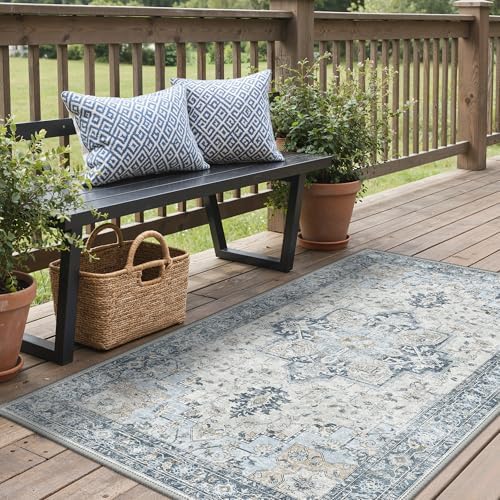 GENIMO Indoor Outdoor Rug, Washable - Image 4