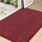 BEQHAUSE Dirt Trapper Door Mat 32" x 48", Non-Slip Washable Doormats by BEQHAUSE