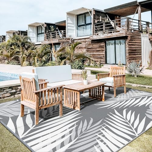 GENIMO Outdoor Rug, Waterproof Plastic Rugs - Image 4