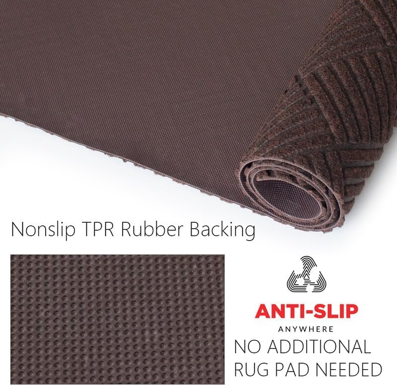 Petgrow Hallway Runner Rug 5FTX18FT, Super Skid Resistant TPR Backing Area Rug - Image 3