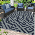 GENIMO Outdoor Rug, Waterproof Plastic Rugs by GENIMO