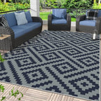 GENIMO Outdoor Rug, Waterproof Plastic Rugs by GENIMO