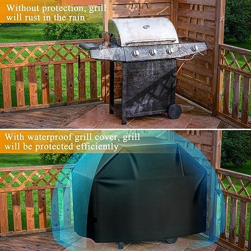 Aoretic Grill Cover 52 inches 600D 4.0 LB Heavy Duty - Image 6