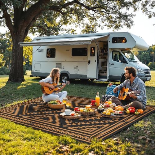 GENIMO Fall Decor Outdoor Rug, Plastic Rugs - Image 5
