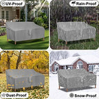 OutdoorLines Outdoor Waterproof Loveseat Couch Cover - Image 7