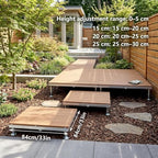 Modular Raised Deck Platform Floating Deck Kit Adjustable Feet All-Weather - Image 4