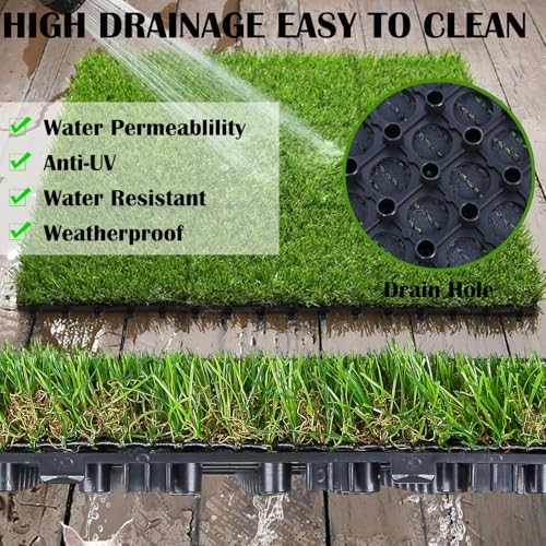 XLX TURF Interlocking Fake Grass Tiles - Image 6